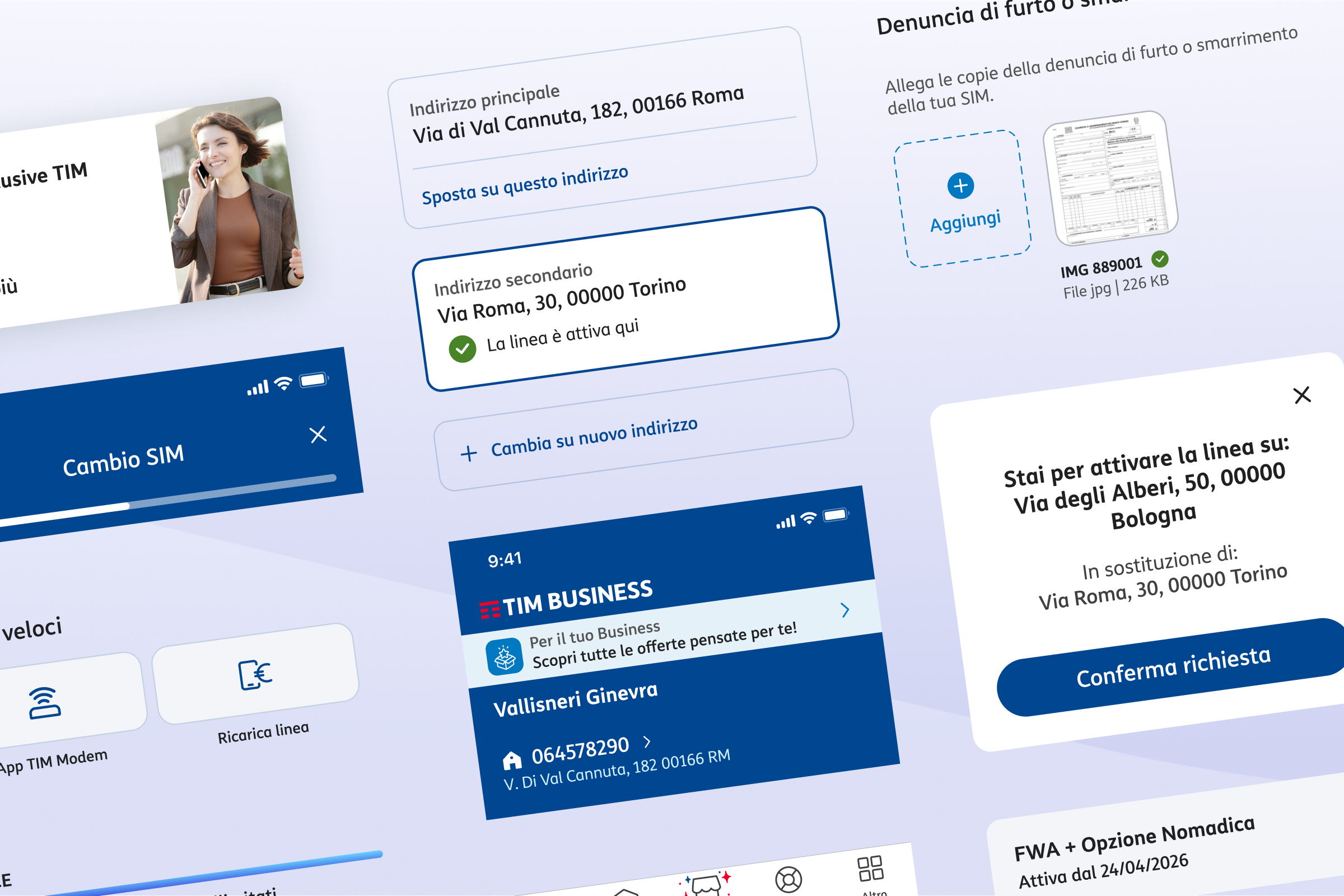 TIM Business — UI components of the design system